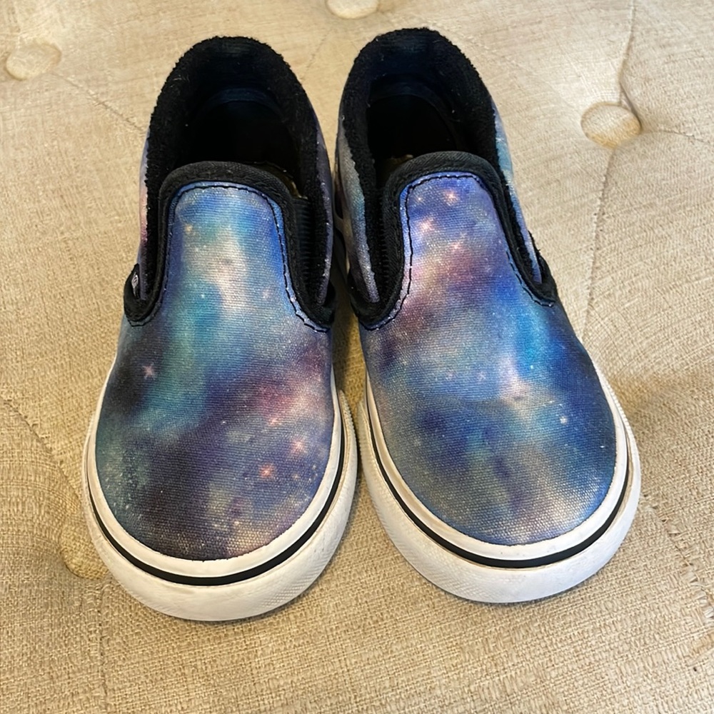 Vans Kids Galaxy Sneakers - Blue and Purple